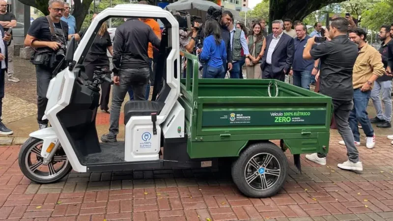 Substituição de carroças por triciclos elétricos em Belo Horizonte